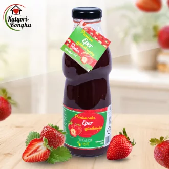 Kutyori prémium, rostos eper gyümölcsszörp 500 ml 