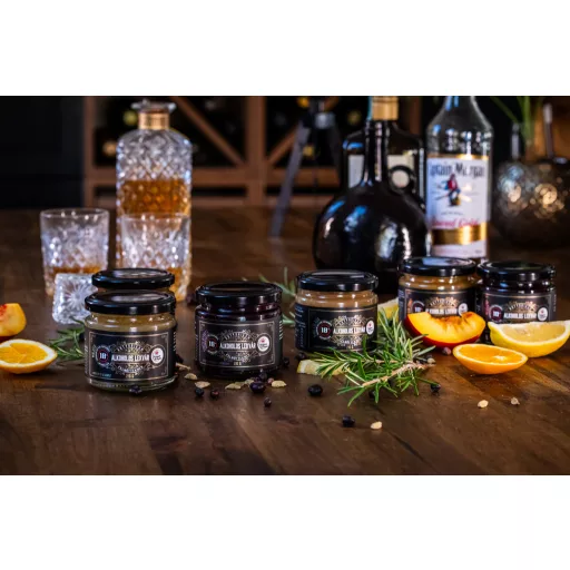 Whiskey-s kajszibarack alkoholos lekvár fűszerekkel 210 g 