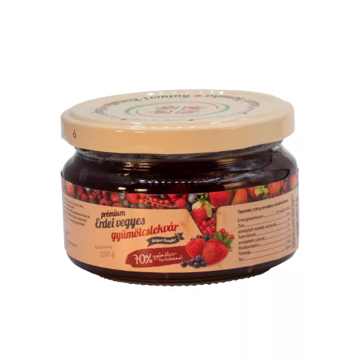 Kutyori prémium erdei vegyesgyümölcs lekvár 230 g 