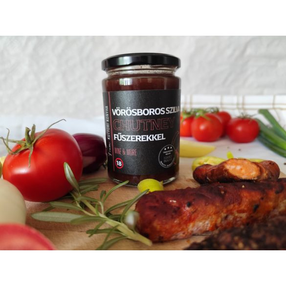 Kutyori vörösboros szilva chutney 380 g 