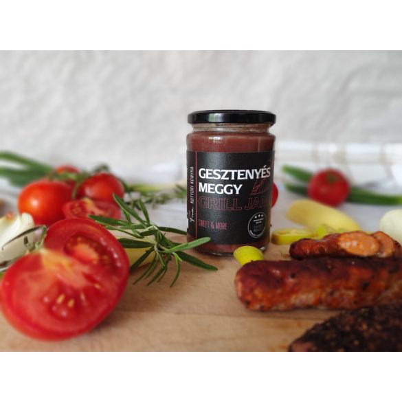 Kutyori gesztenyés meggy grill lekvár 380 g 