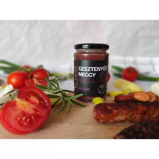 Kutyori gesztenyés meggy grill lekvár 380 g 