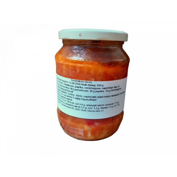Kutyori házi, konyhakész lecsó 650 g 