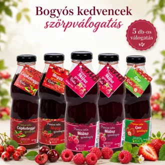 Kutyori Bogyós kedvencek szörpválogatás 5 db-os