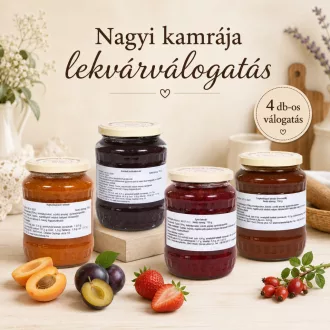 Kutyori Nagyi kamrája lekvárválogatás