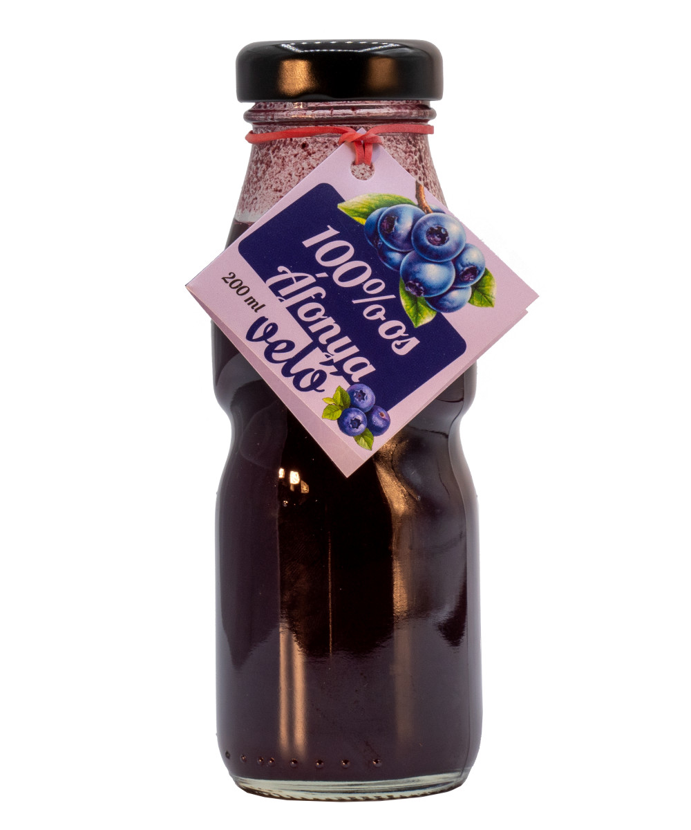 Kutyori 100%-os áfonya velő 200 ml